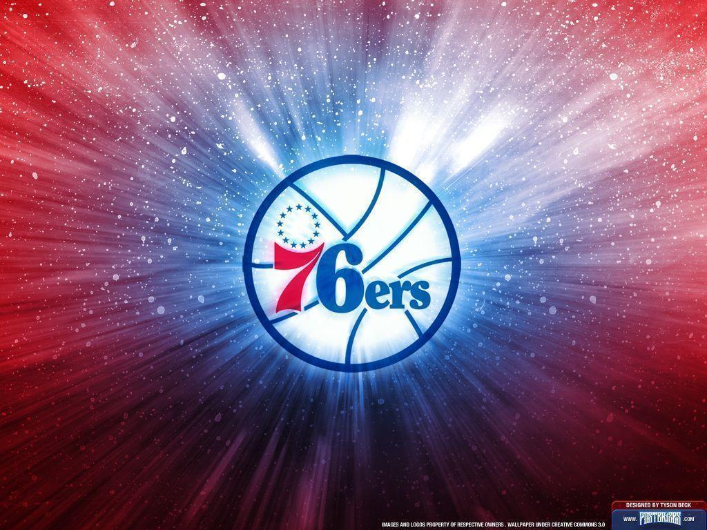 Philadelphia 76ers Logo Wallpaper. Posterizes. NBA Wallpaper