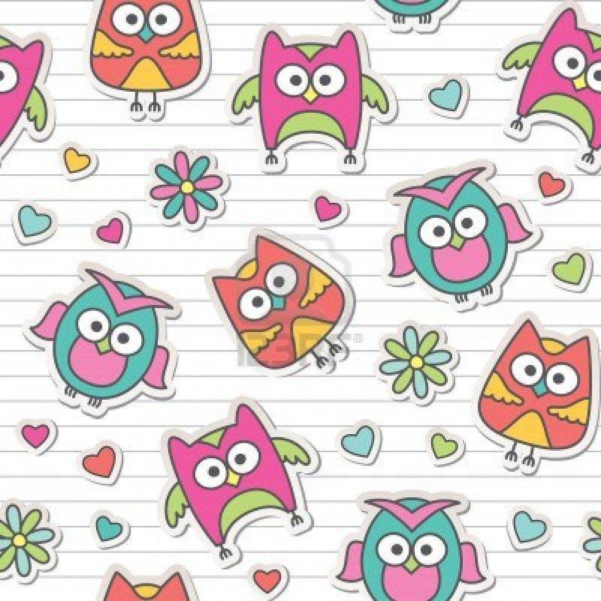 Wallpaper For > Cute Owl Background For Laptops