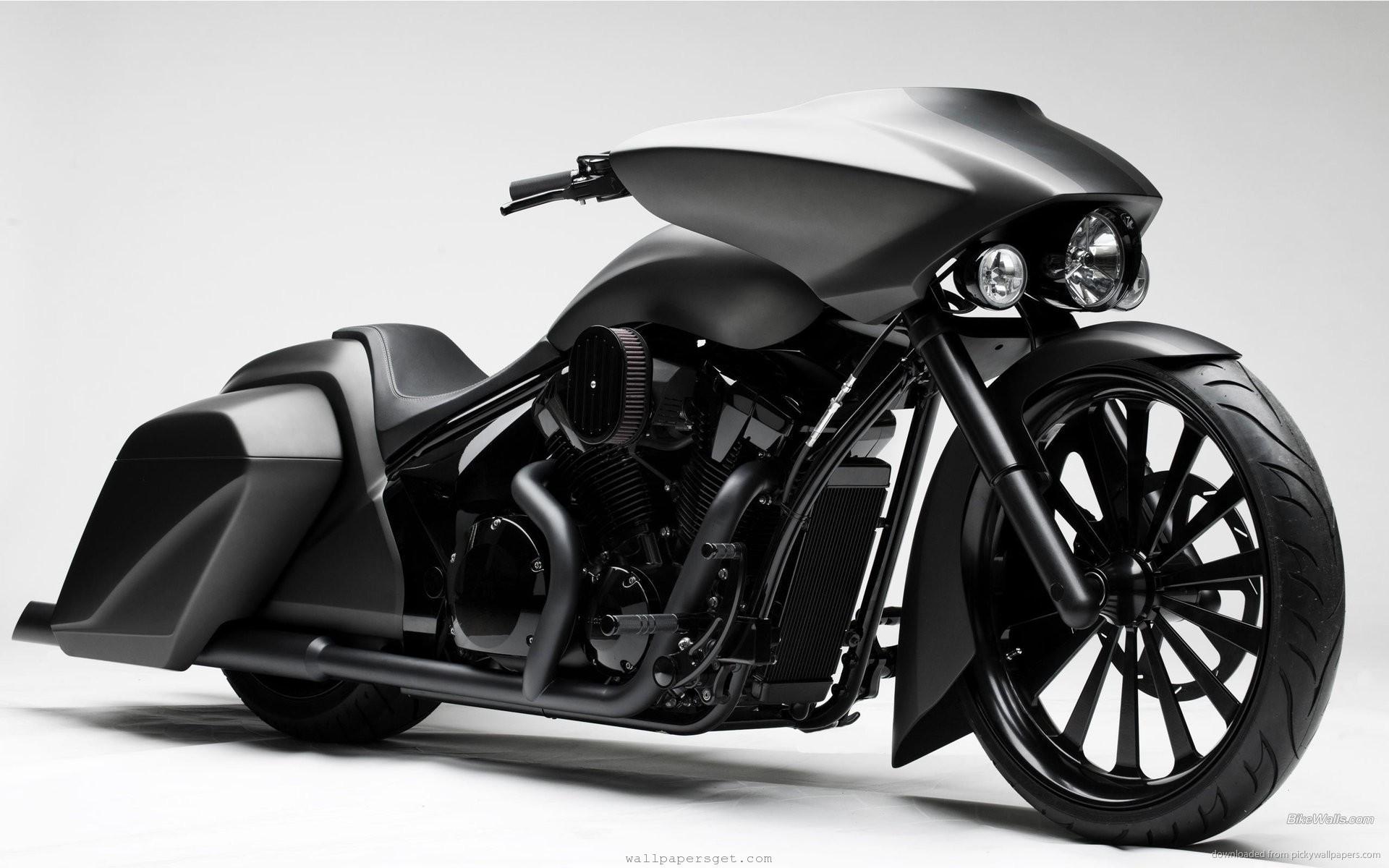 Cool Black Motorcycles Wallpaper