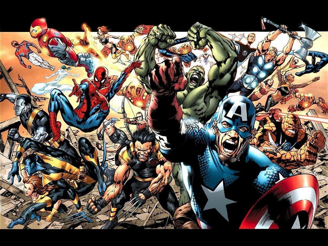 Marvel Universe Avengers Assemble Black Widow Wallpaper
