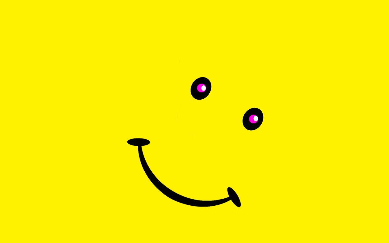 Wallpaper For > Animated Smiley Face Background