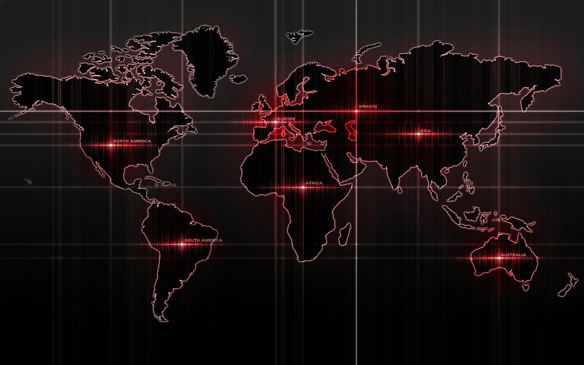 Free Central Intelligence Map Wallpaper, Free Central