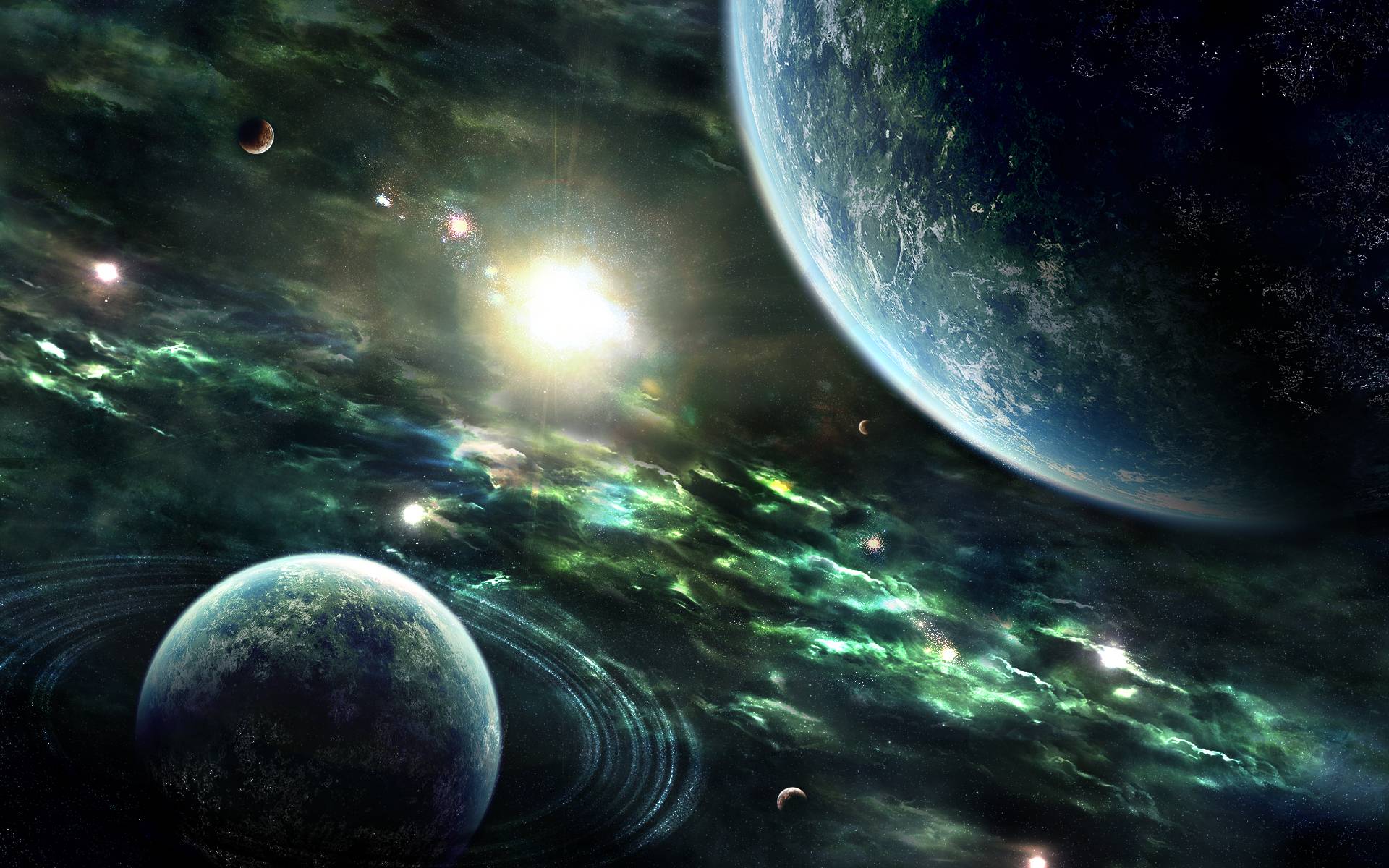 image For > Awesome Space Background