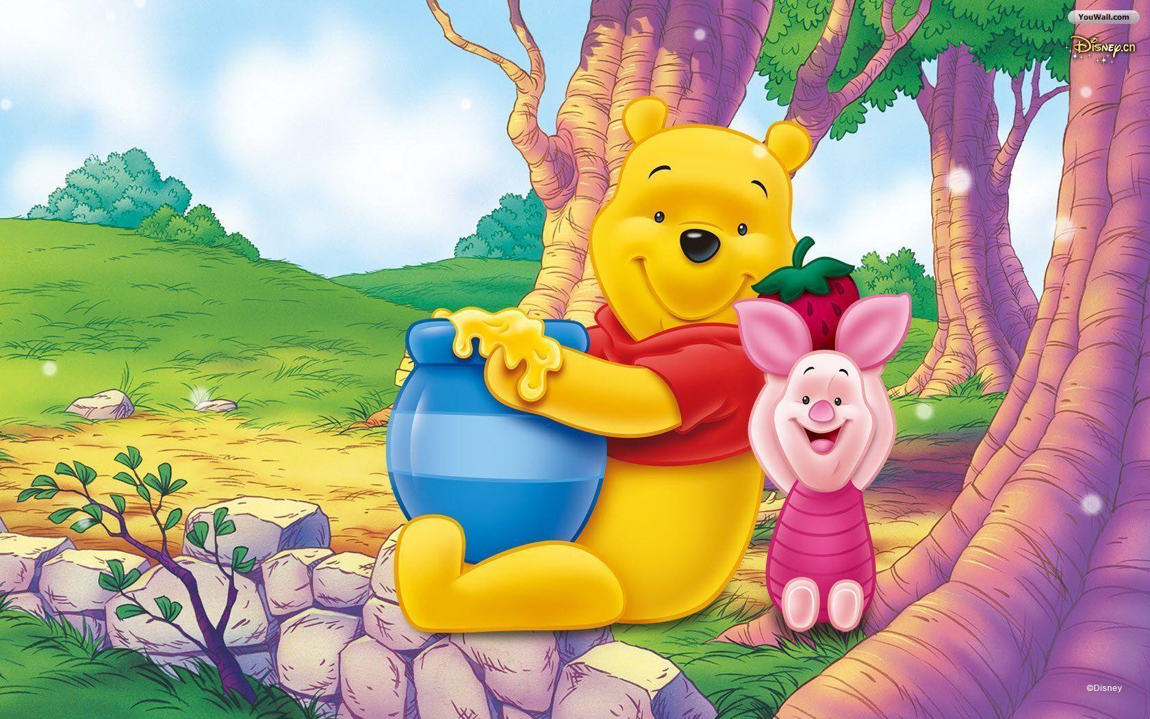 Winnie Pooh Wallpaper Free for Desktop Cartoons Image 1680x1050PX