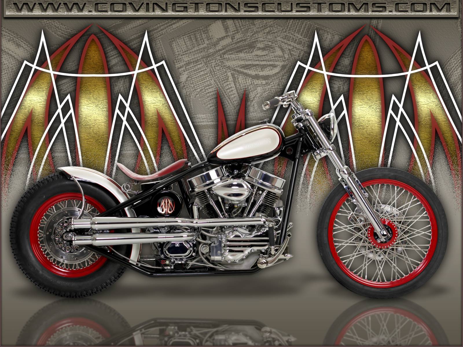 Custom Bobber Motorcycle