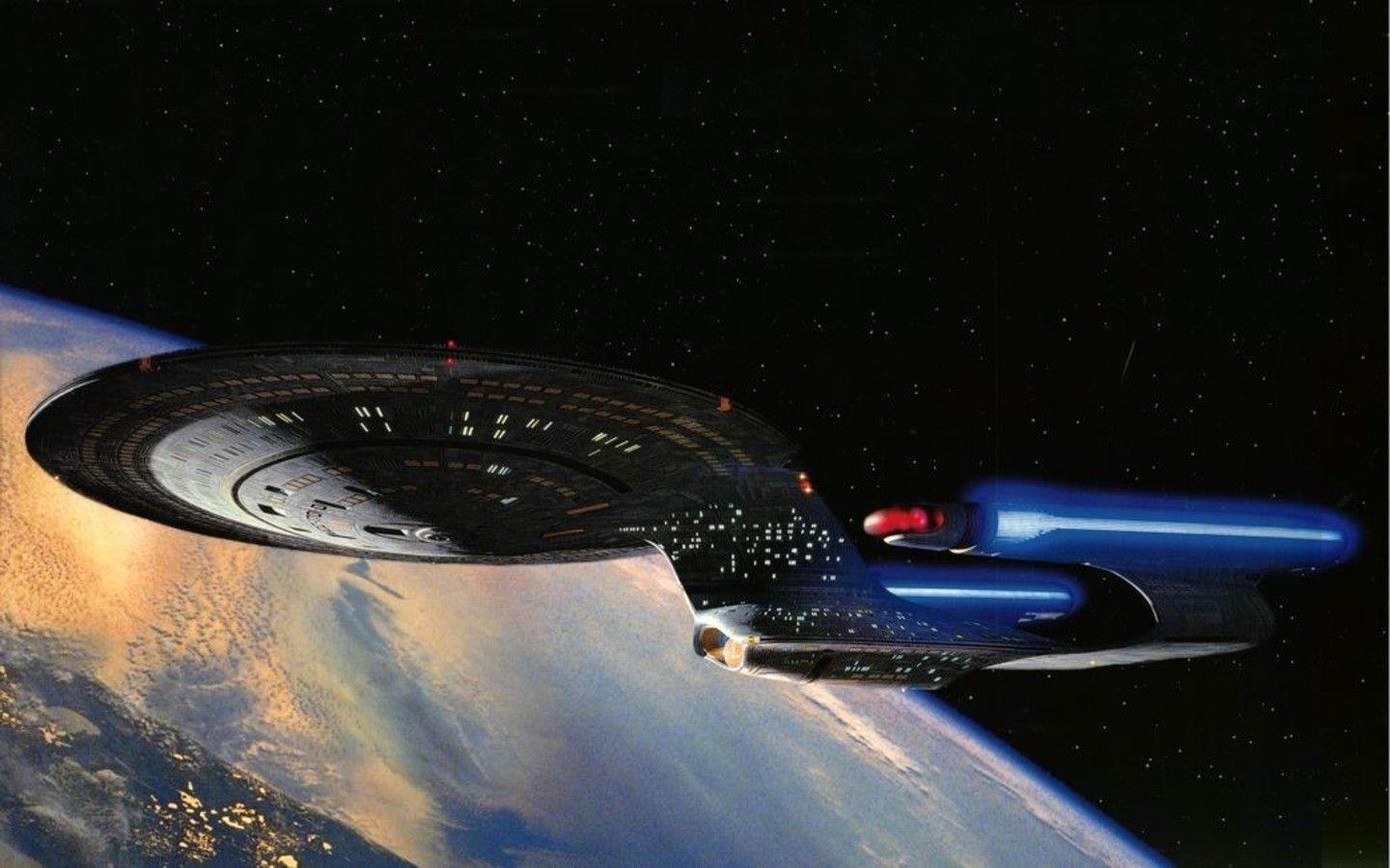 The Image of Star Trek USS Enterprise 1440x900 HD Wallpaper