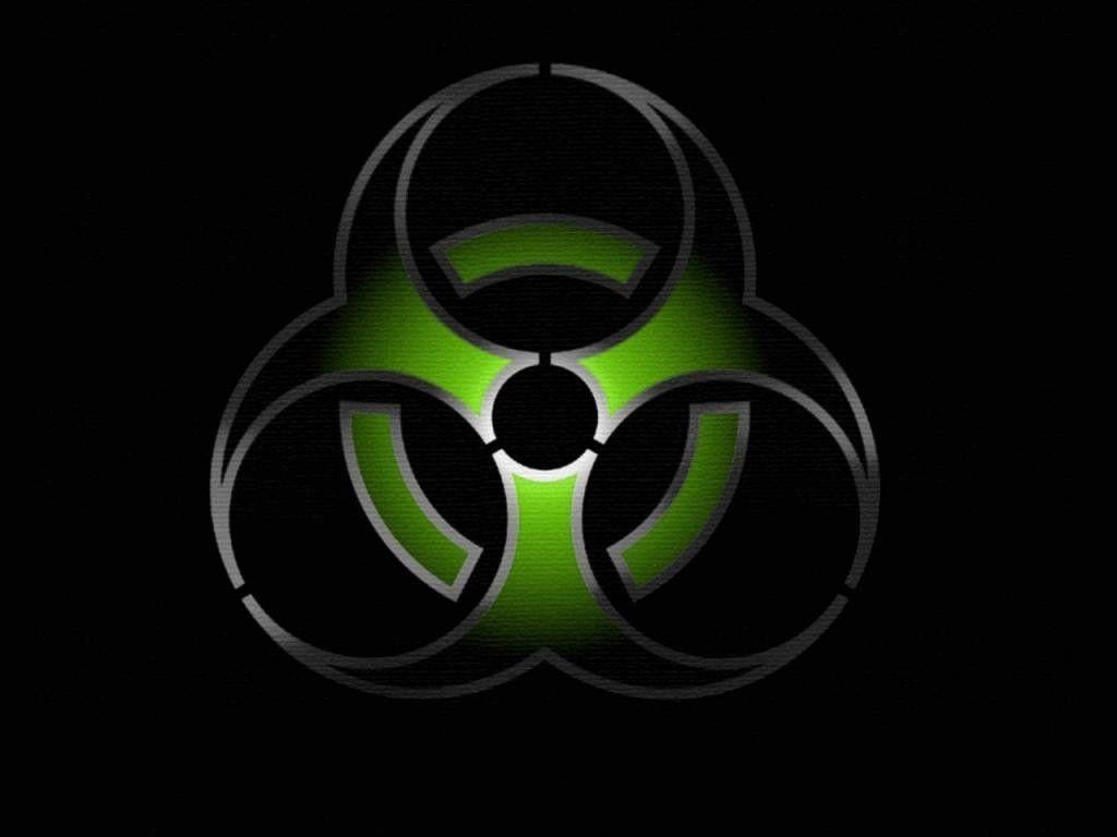 Radiation Radioactive Biohazard Symbol Wallpaper, 1024x768 HD