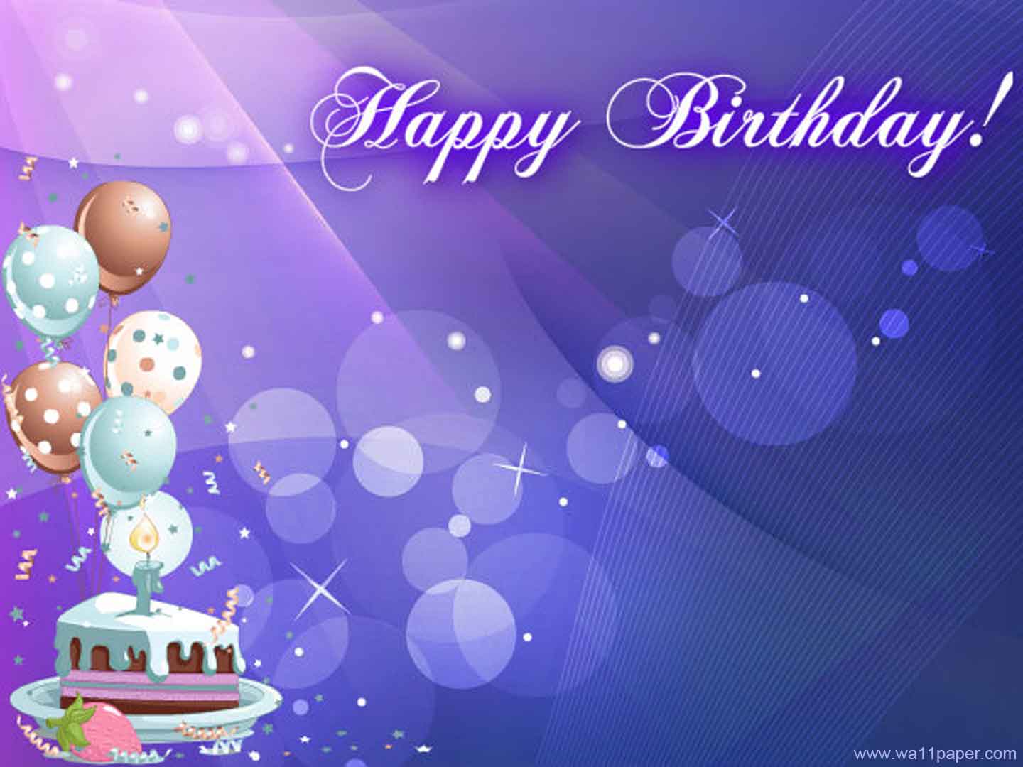 image For > Blue Birthday Background Wallpaper