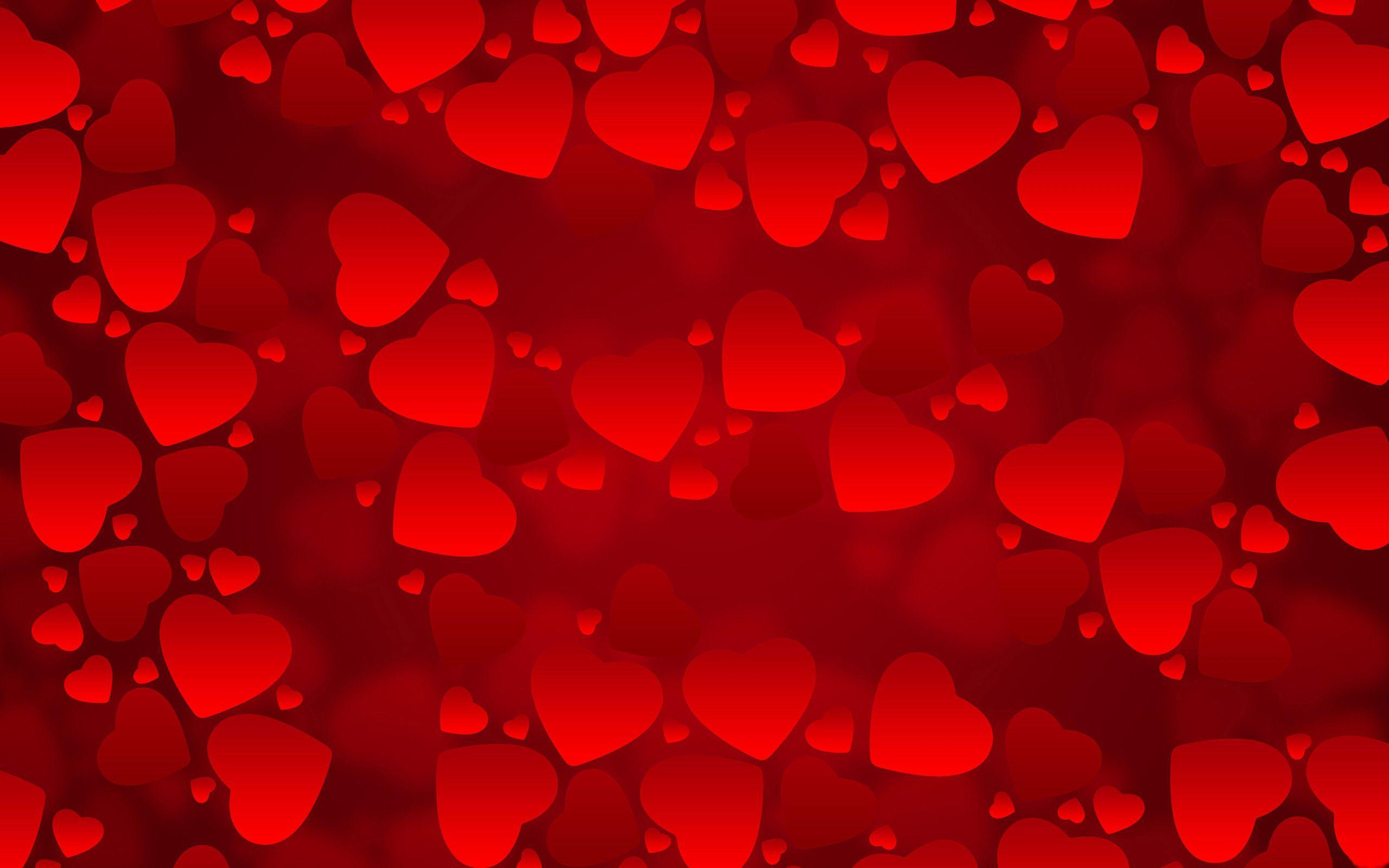 Valentine Hearts Background HD wallpaper « HD Wallpaper