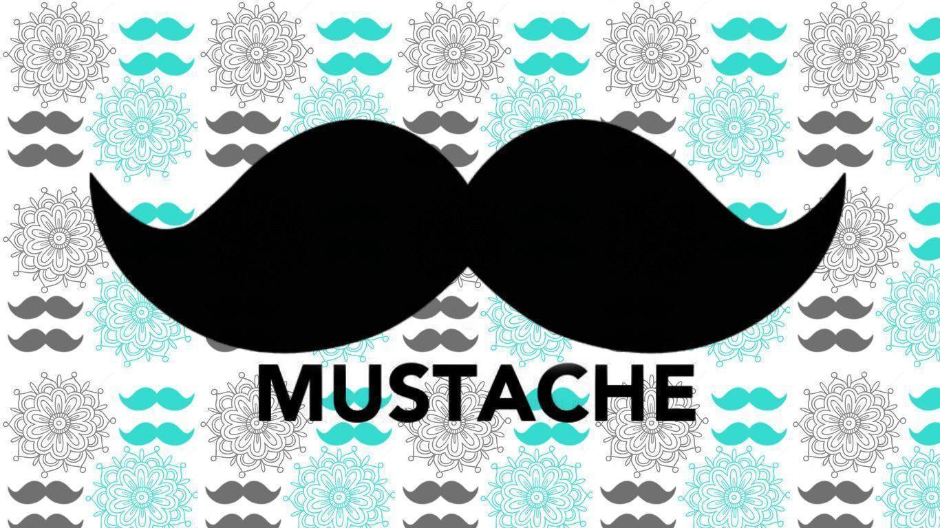 Wallpaper For > I Love Mustache Wallpaper