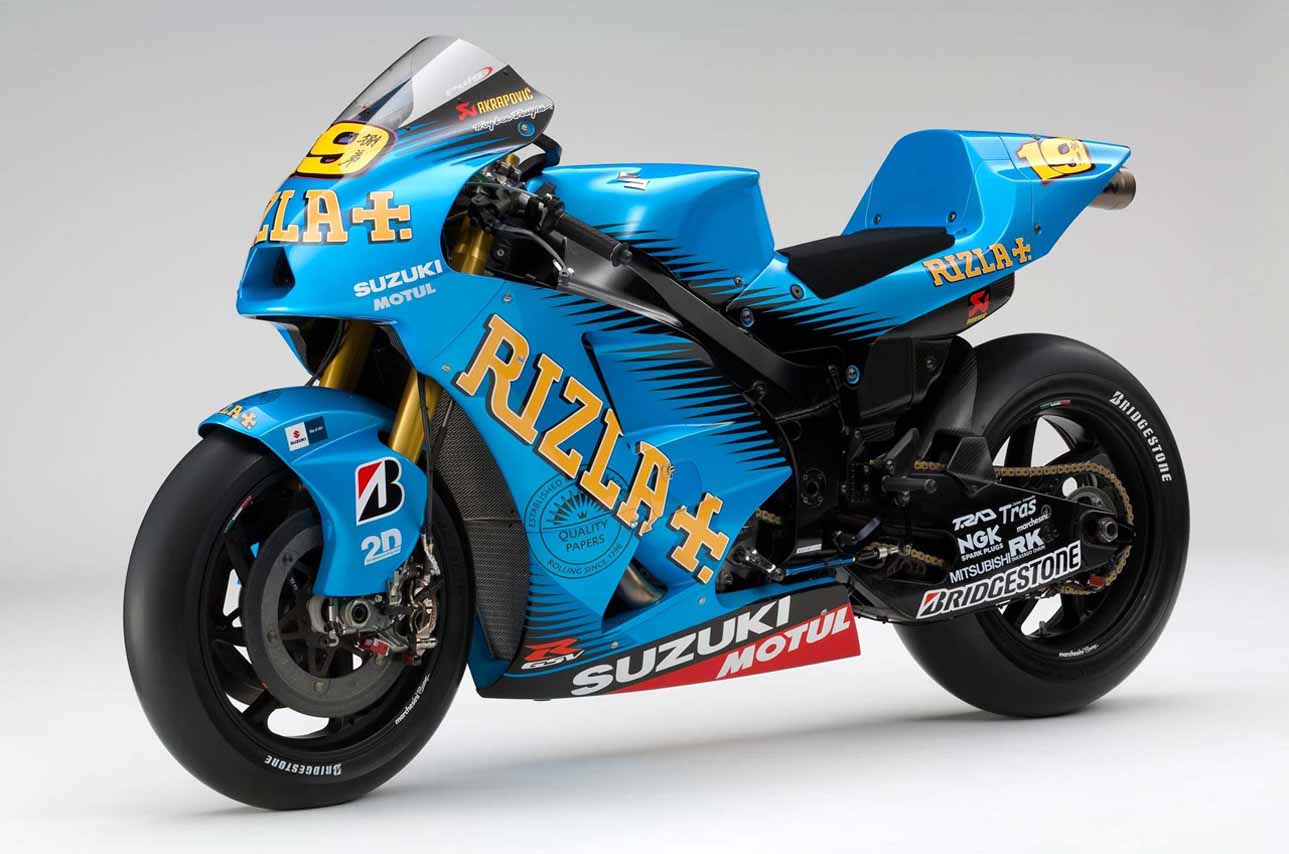 Rizla Suzuki GSV R MotoGP Bike Wallpaper