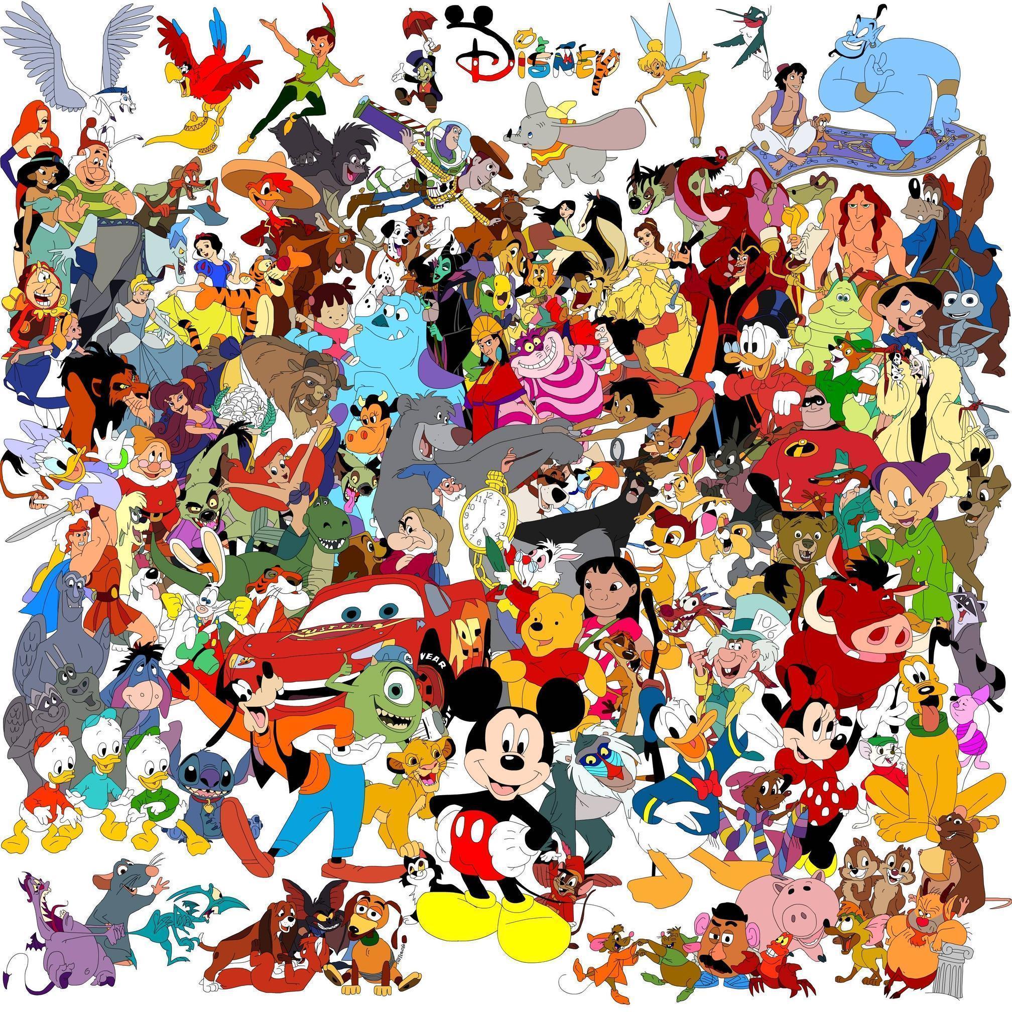 Disney Characters Wallpapers Wallpaper Cave