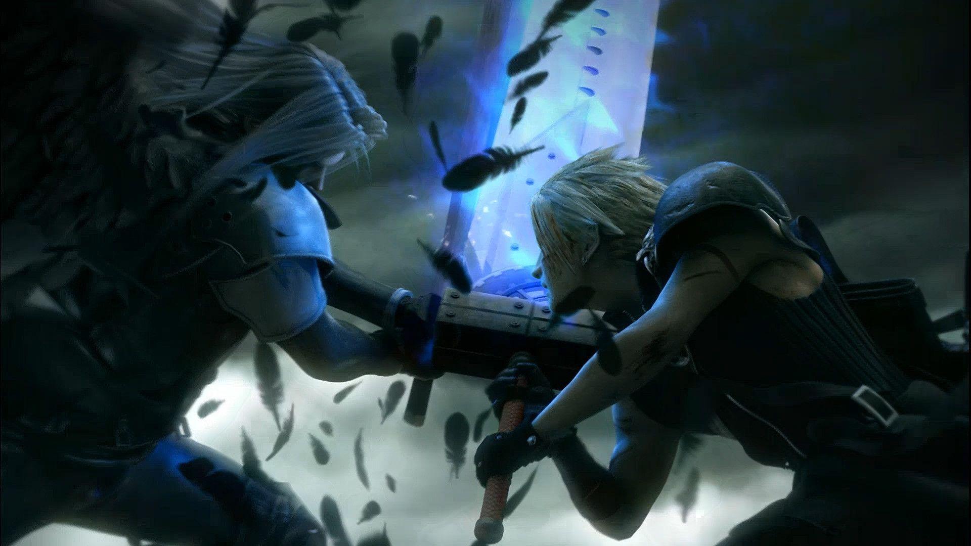 image For > Final Fantasy 7 Sephiroth Vs Cloud