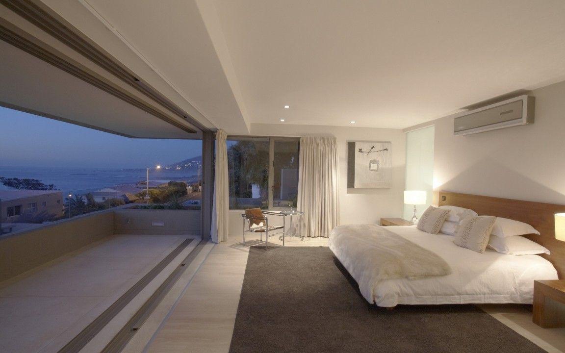 Bedroom with Ocean View widescreen wallpaper. Wide