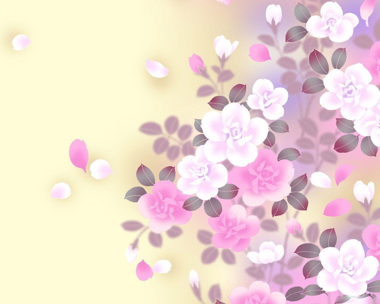 Desktop Wallpaper · Gallery · Windows 7 · Flowers trees desktop