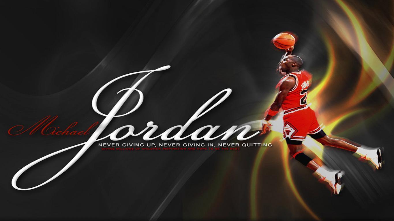 image Of Free Michael Jordan Dunk HD Wallpaper 1366x768. Hot HD