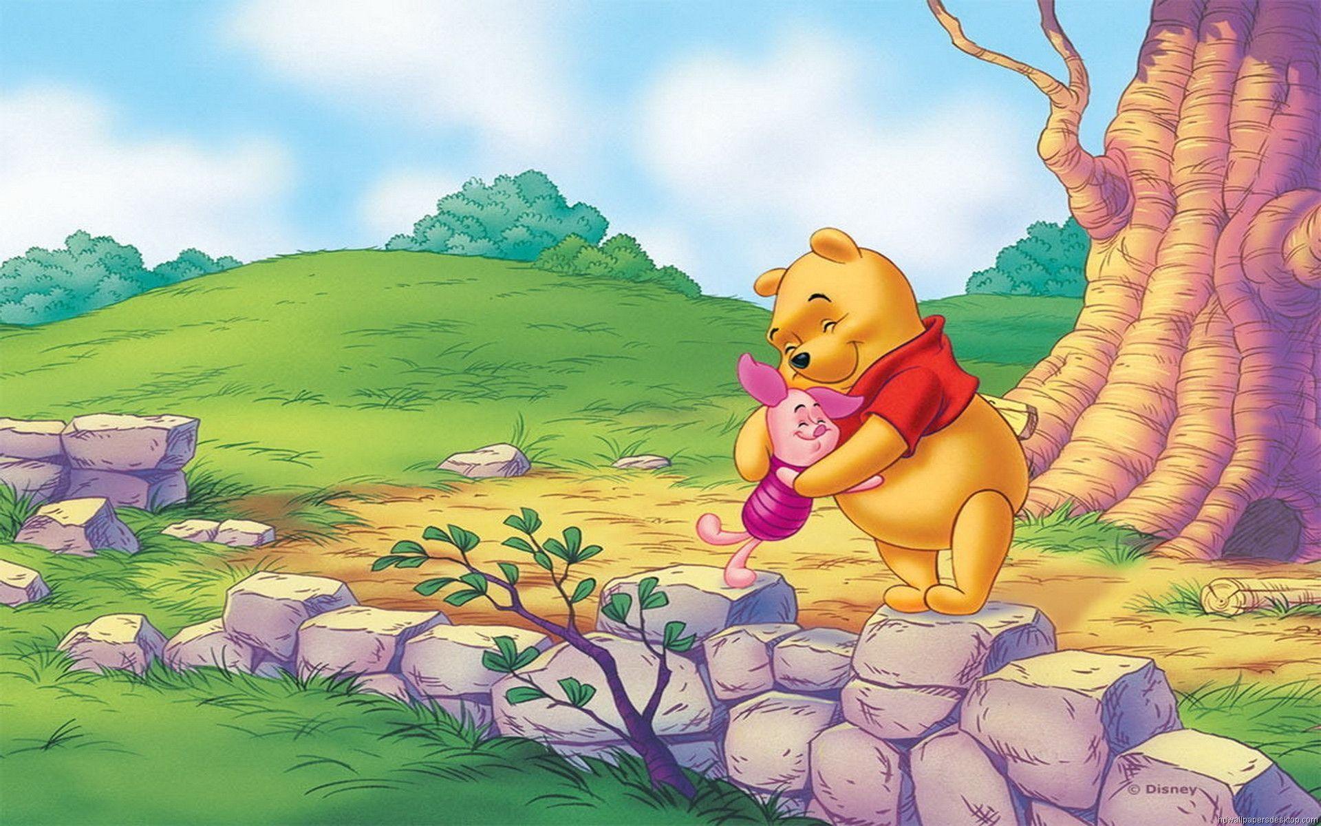 ハグ ピグレット ディズニー くまのプーさん Winnie The Pooh Pcデスクトップ壁紙 画像 高画質 Naver まとめ