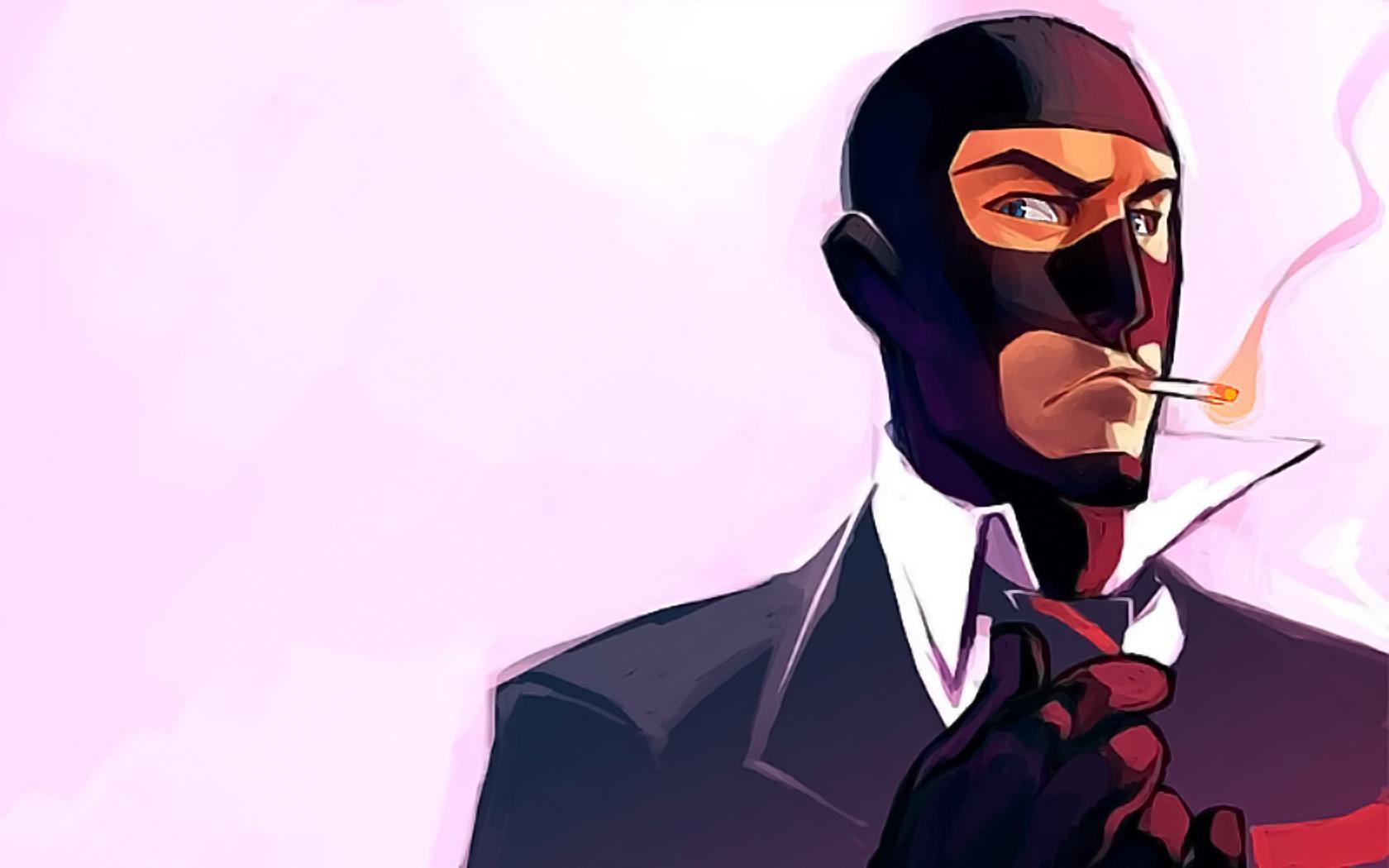 image For > Tf2 Spy Wallpaper 1366x768