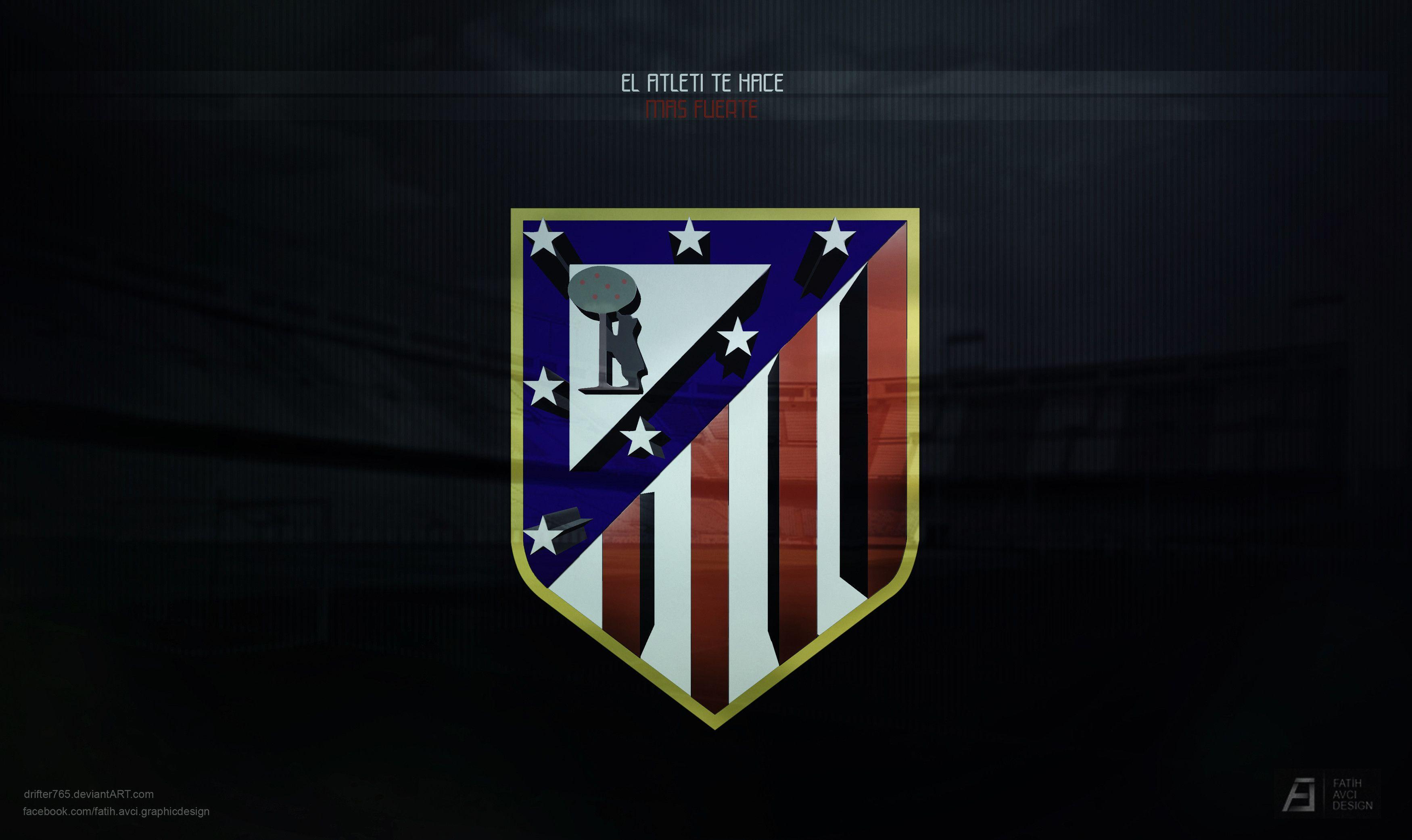 Atletico madrid logo HD wallpaper background desktop