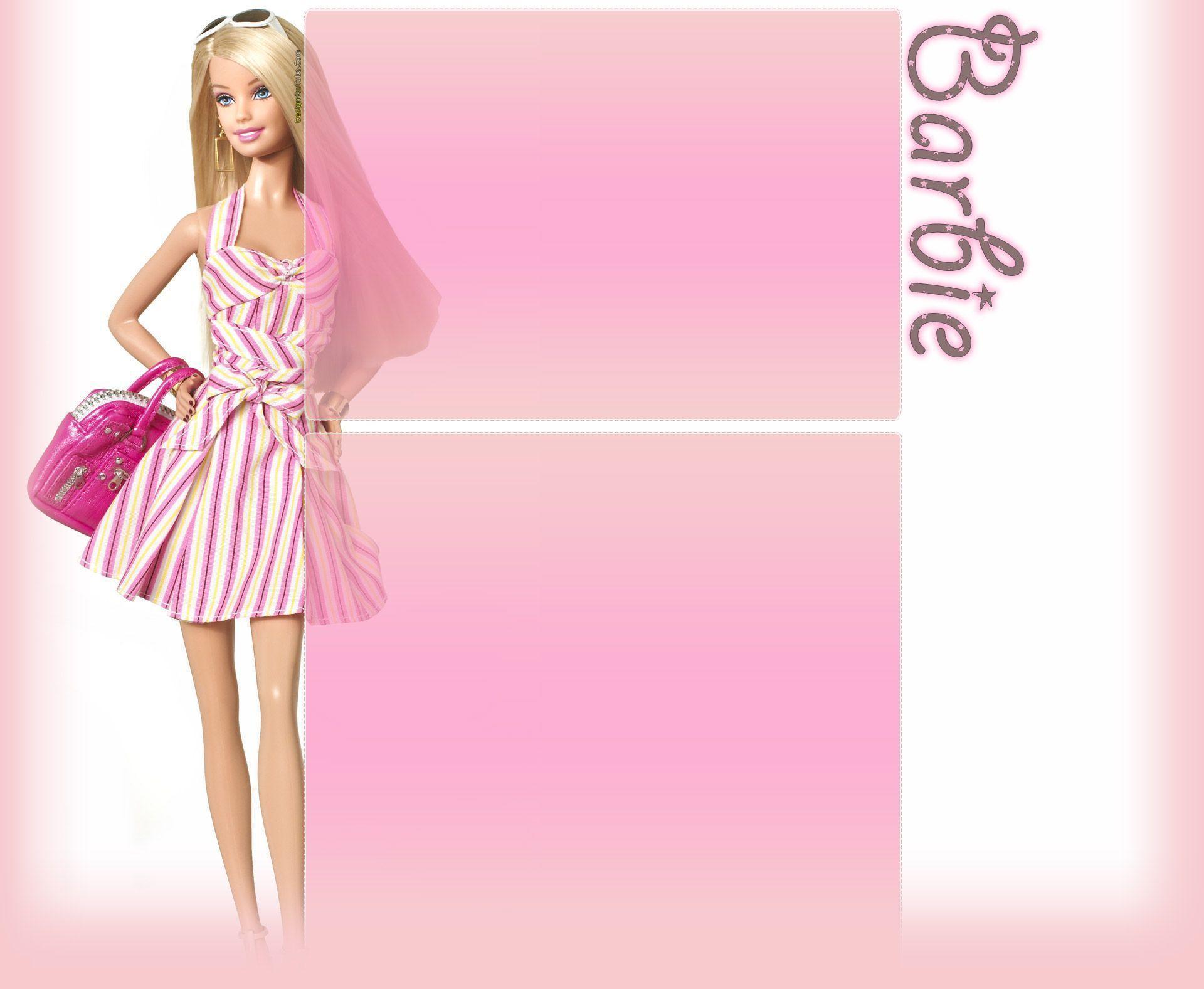 Barbie YouTube Background Layout