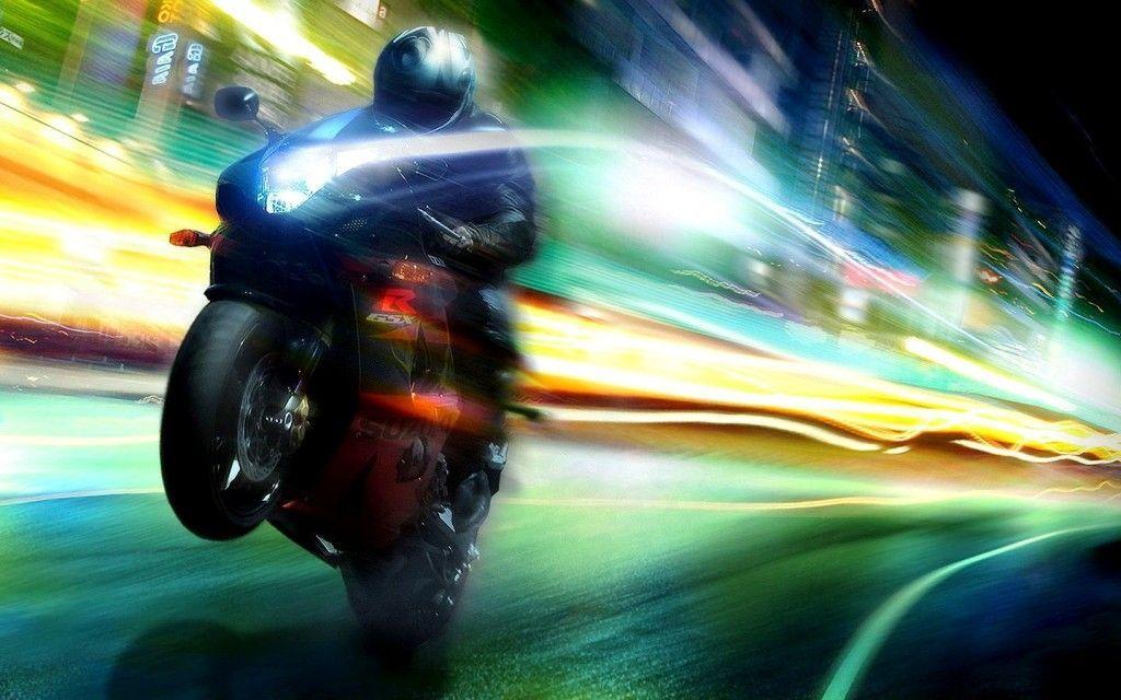Motion Desktop Background Motorcycle Full Size Image