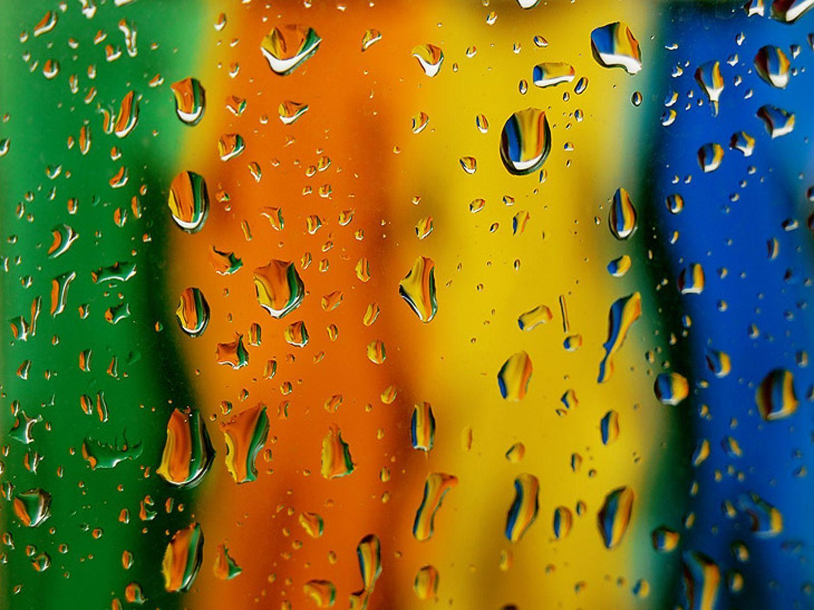 Colorful Drops Wallpaper 3D Abstract for Mobile