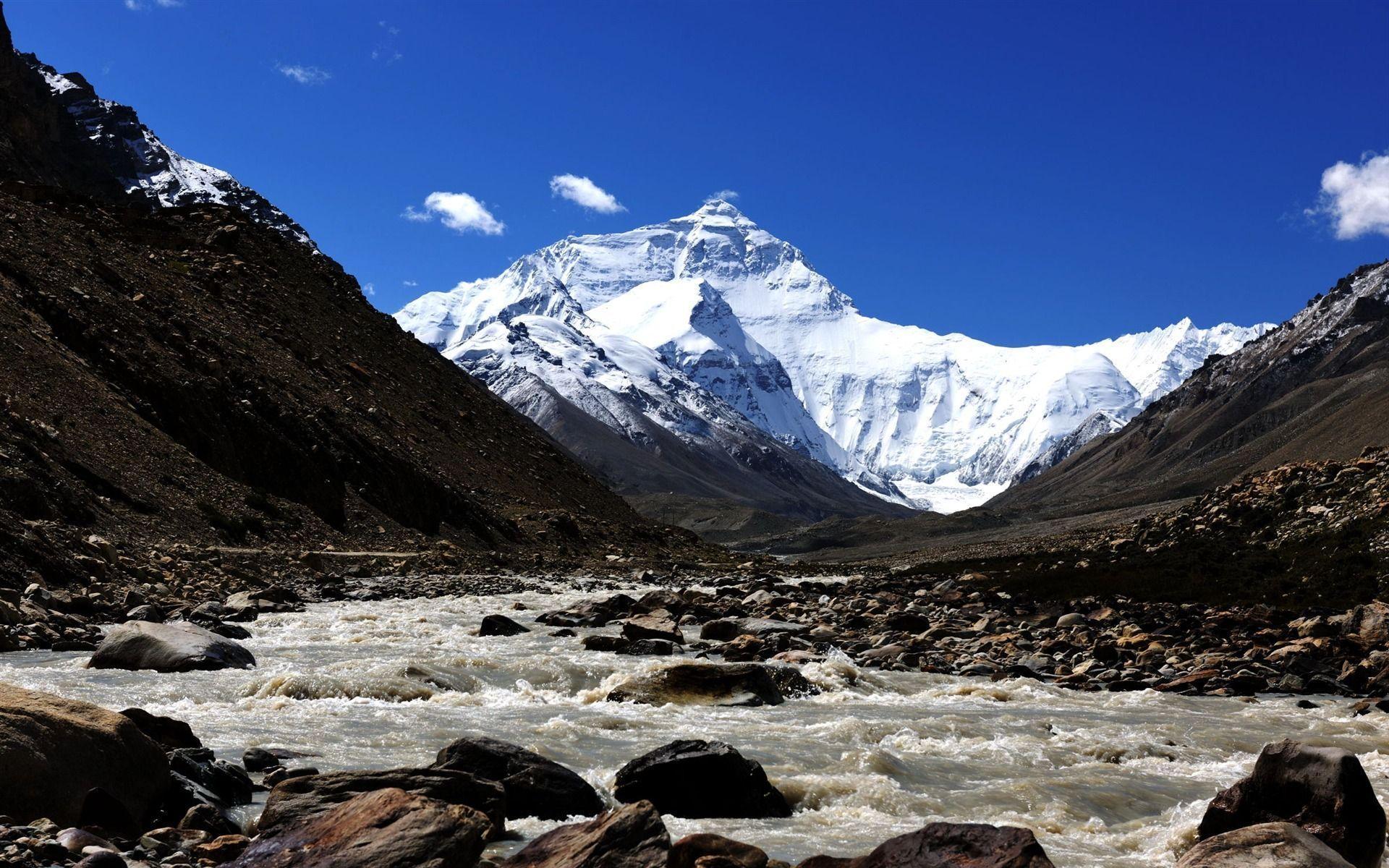 Tibet Everest Natural Scenery Wallpaper Wallpaper