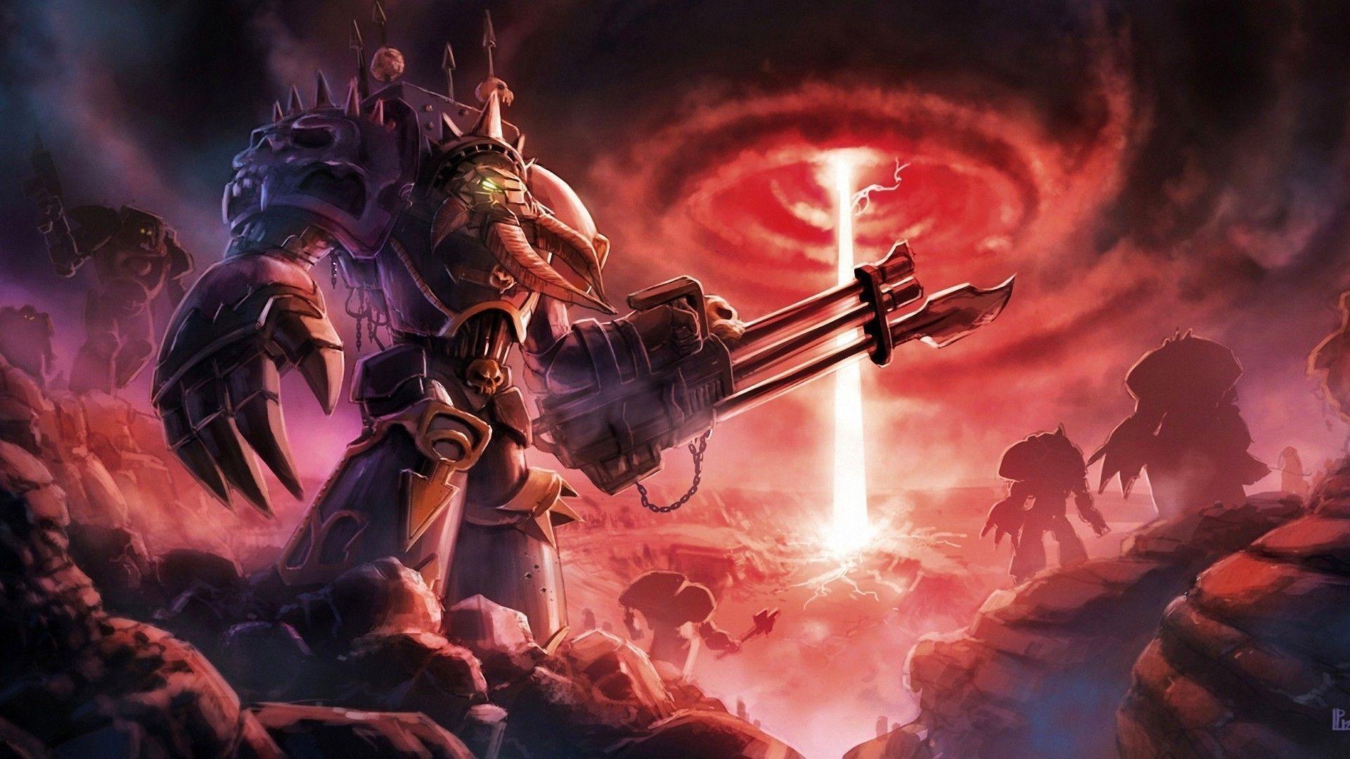 Pix For > Chaos Space Marine Wallpaper