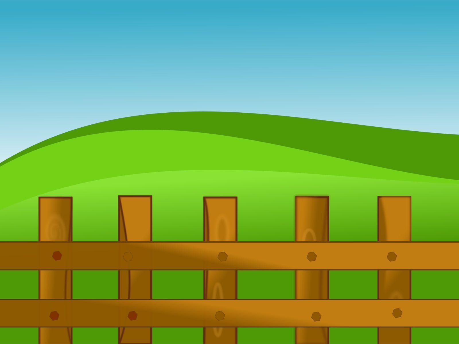 Agriculture Farm Fence PPT Background