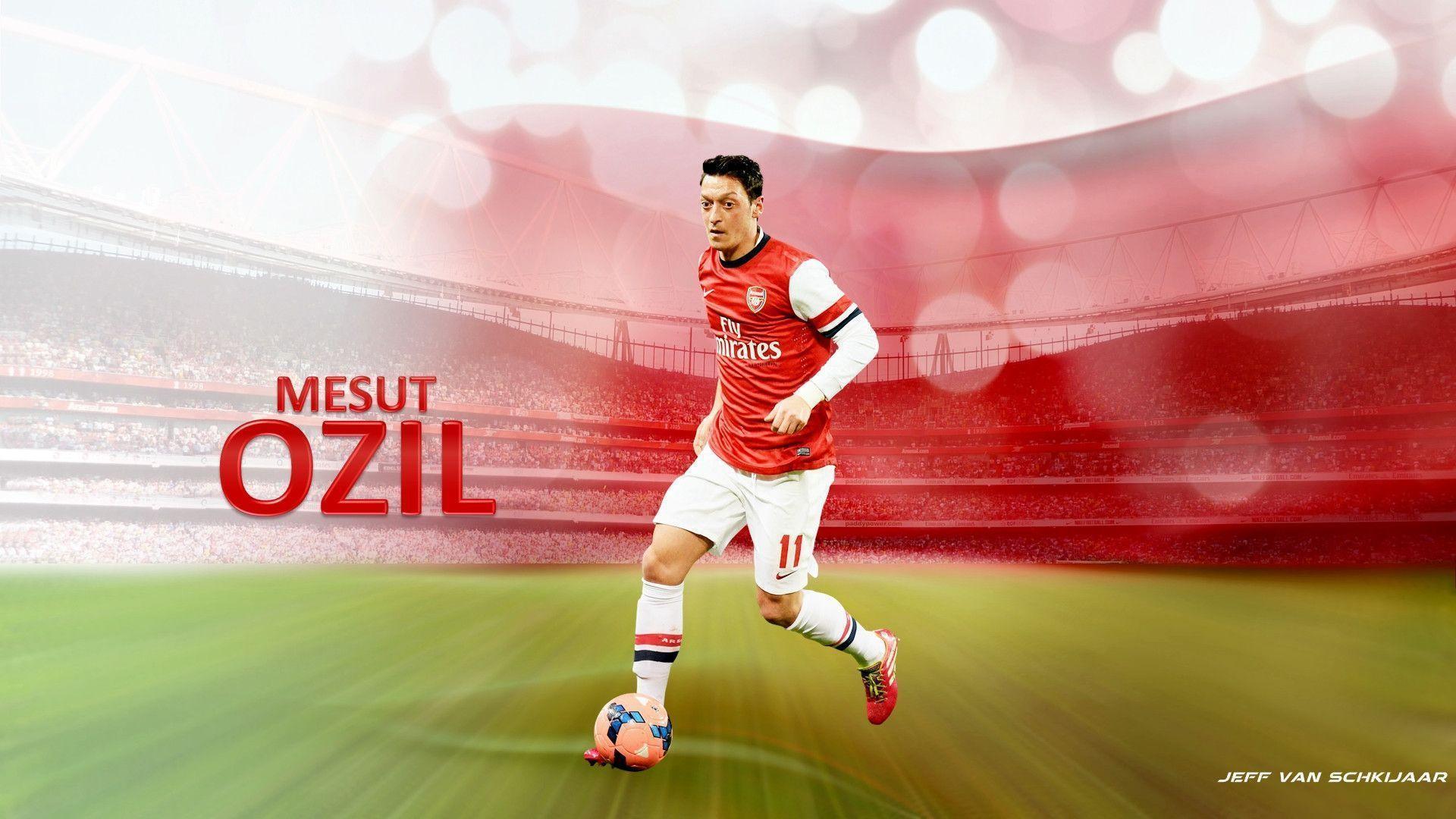 Mesut Ozil Arsenal football club high quality wallpaper 2014