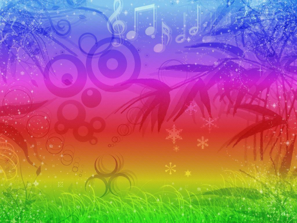 Wallpaper For > Rainbow Background Wallpaper