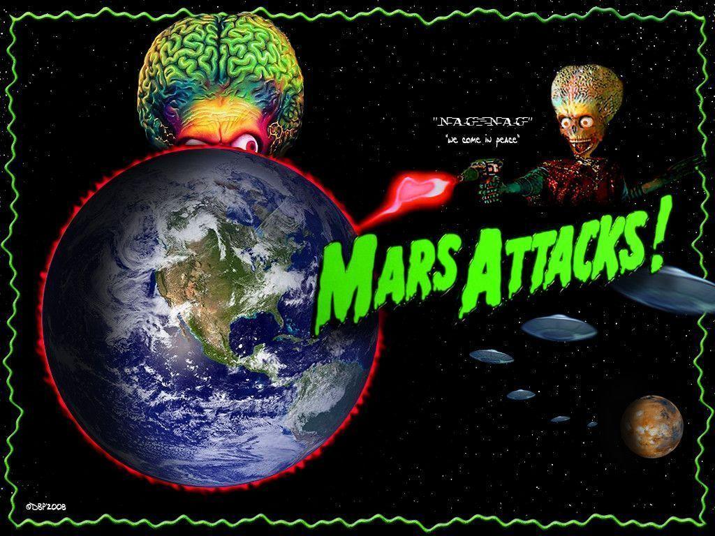 Mars Attacks 24174 Attacks Wallpaper