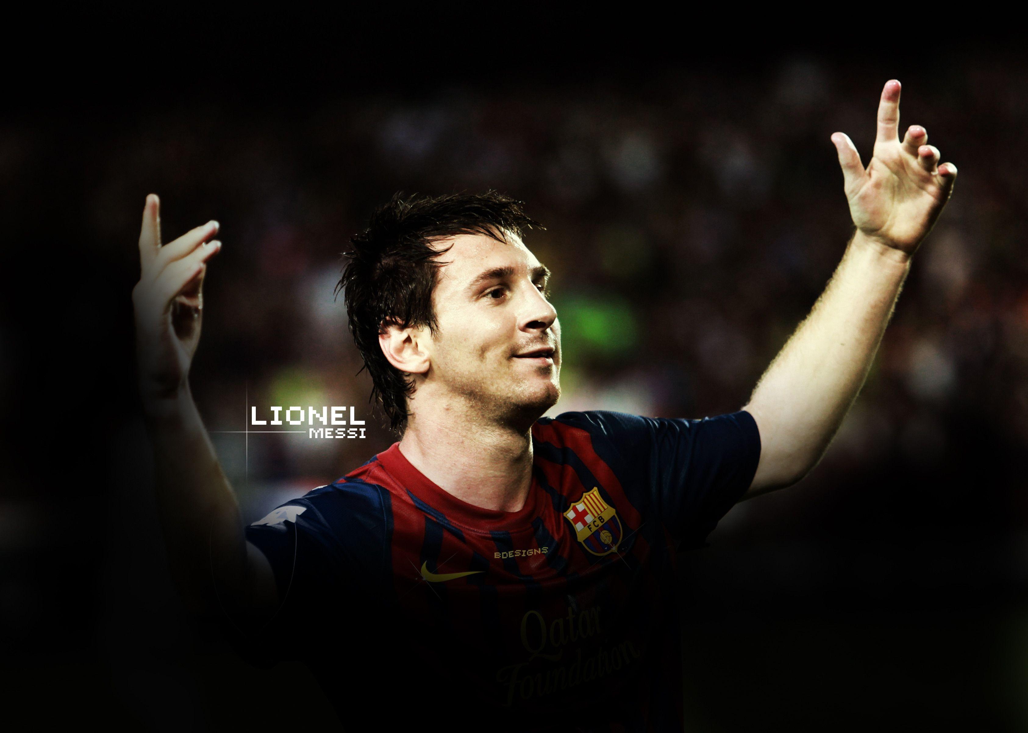 Lionel Messi Wallpaper. Black HD Wallpaper