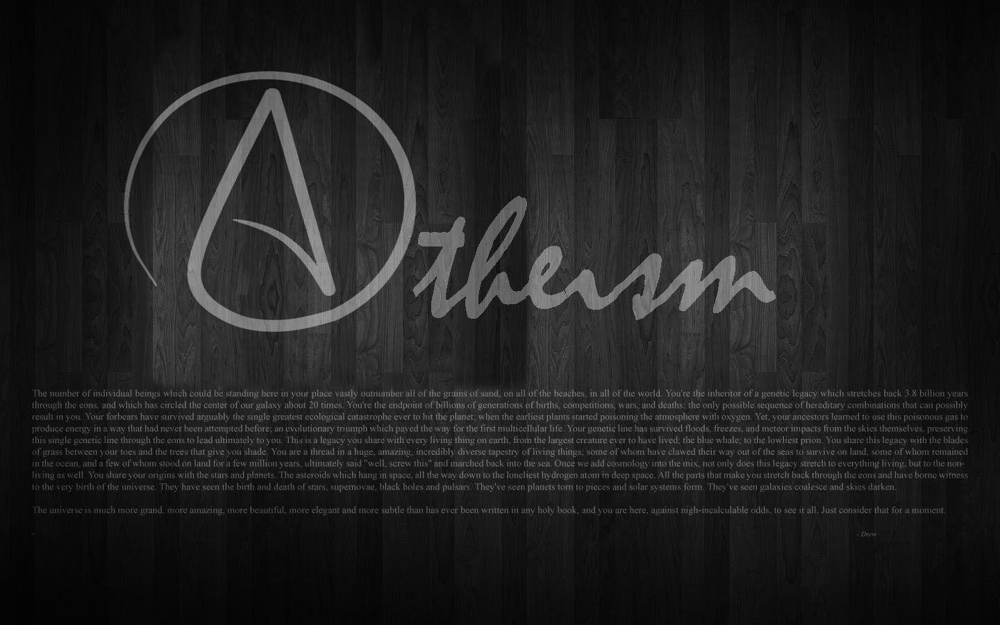 Pix For > Atheist Wallpaper
