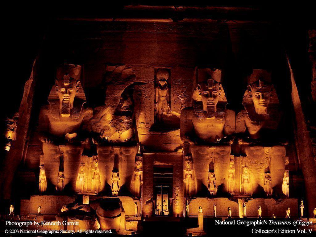 National Geographic Magazine Treasures of Egypt: Wallpaper