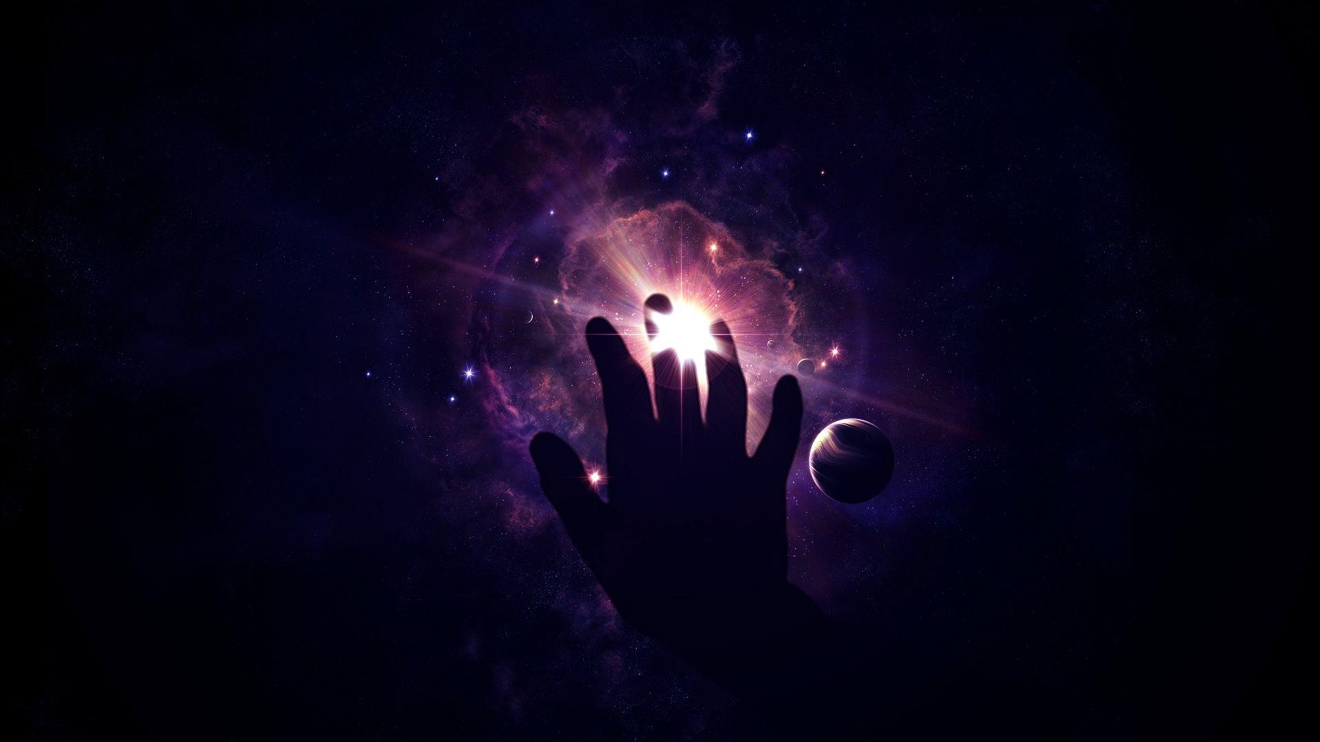Wallpaper Original space star hand unreality Background Picture