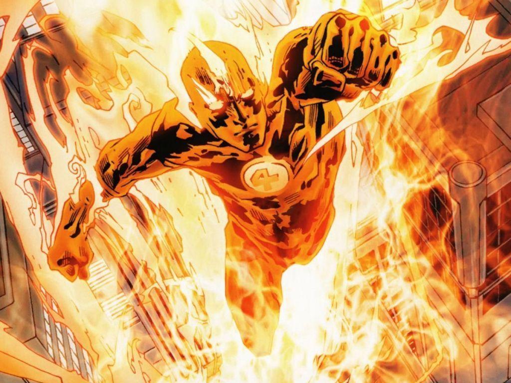 Pix For > Marvel Human Torch Wallpaper
