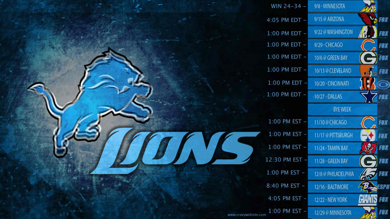 Detroit Lions NFL football team Wallpaper