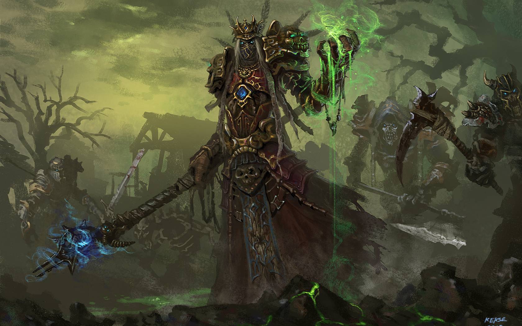 Undead Warlock Wallpaper