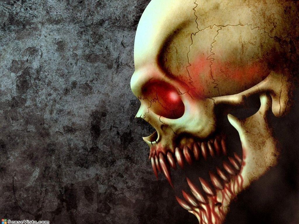 Skull of a Vampire. Photo and Desktop Wallpaper