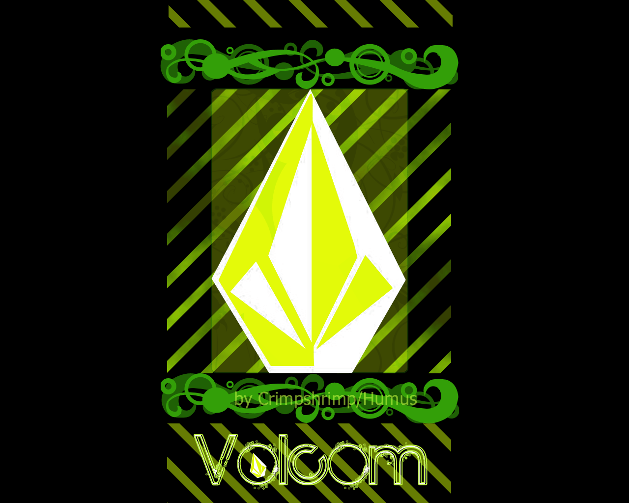 lime Volcom wallpaper