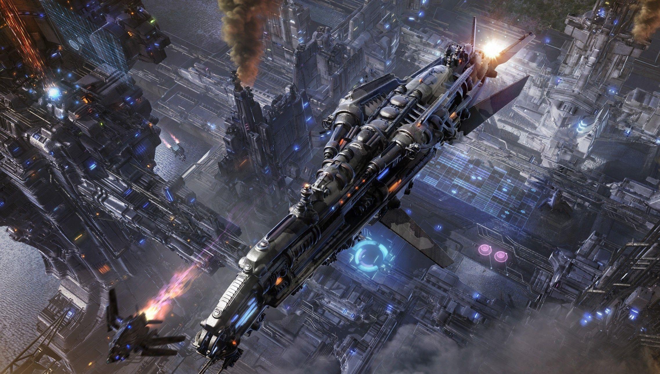 Spaceship Computer Wallpaper, Desktop Background 2275x1289 Id