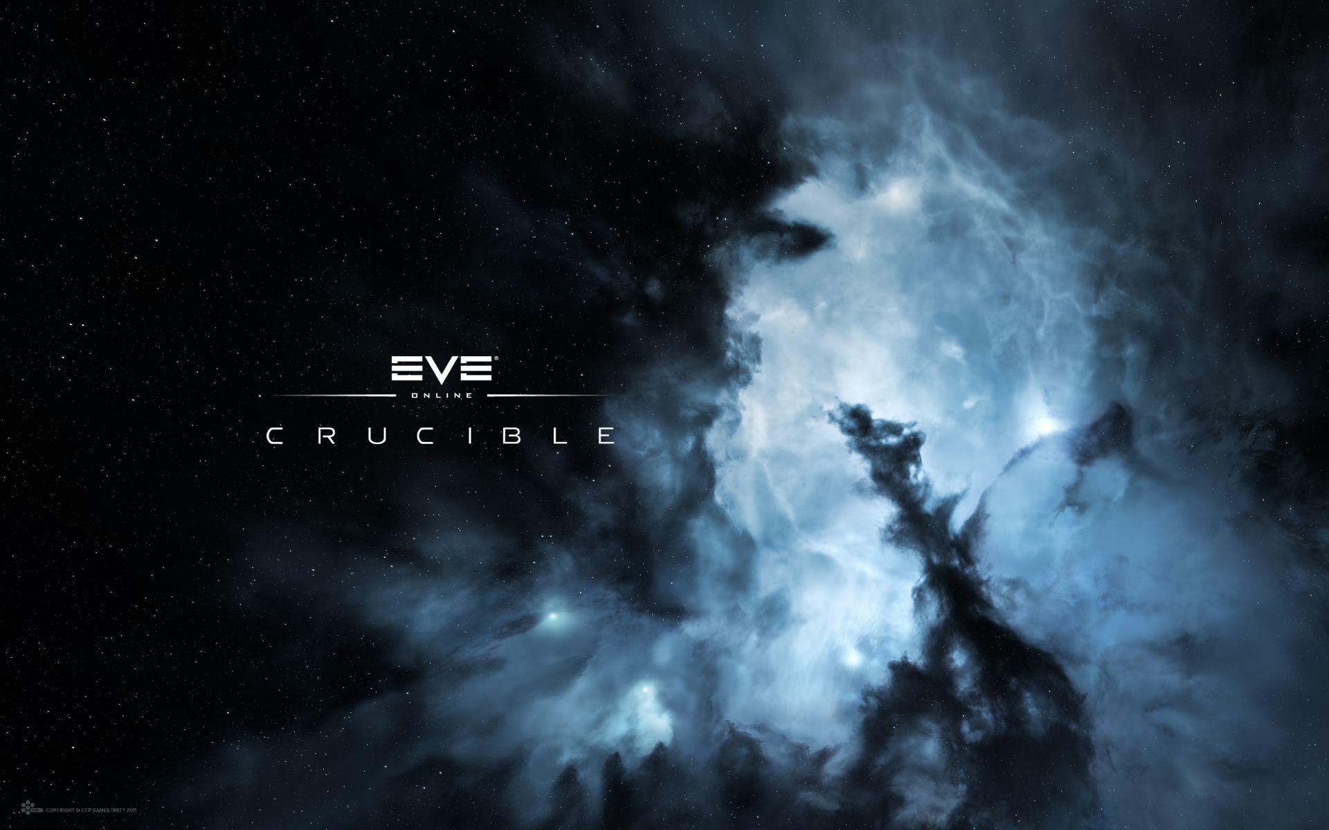 Eve Online Crucible Blue Desktop Wallpaper