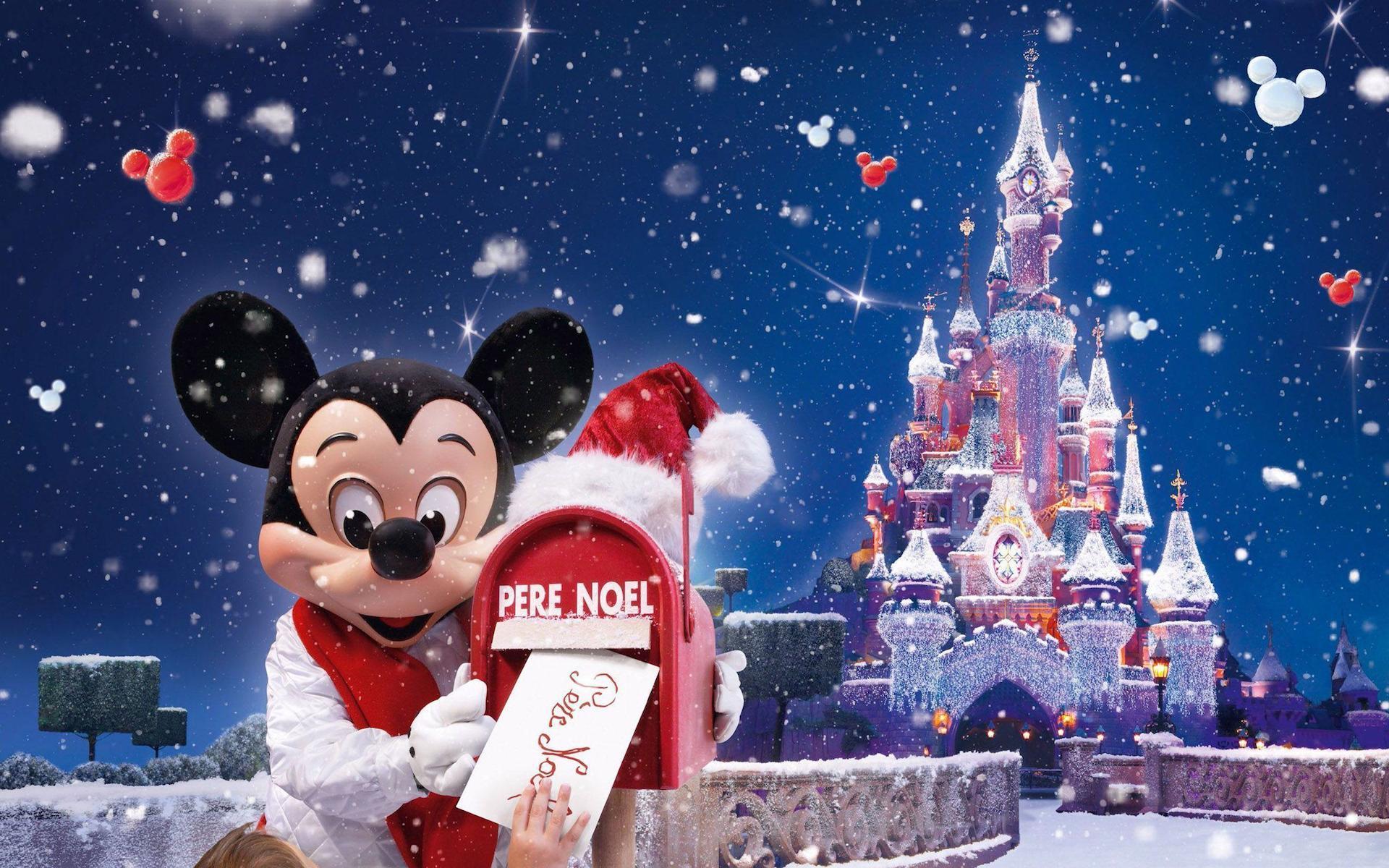Disney Mickey Mouse Christmas HD Wallpaper