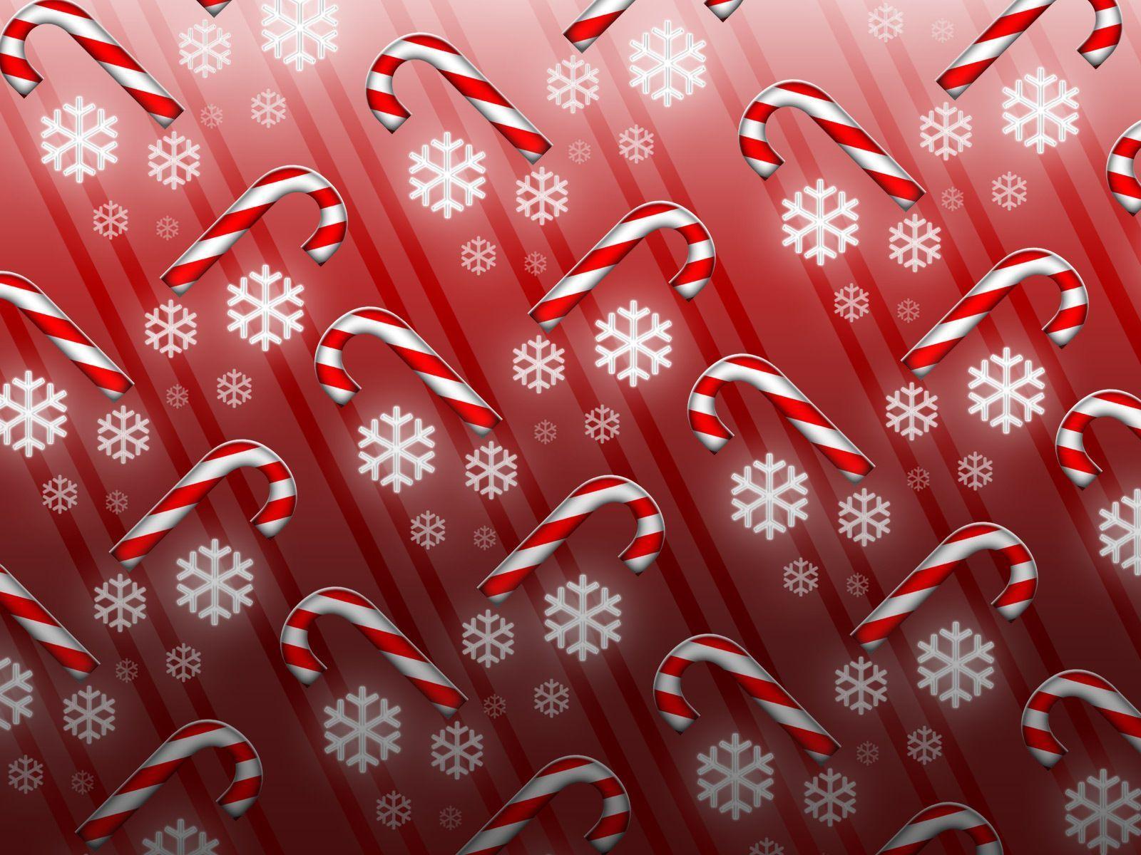 Candy Cane Christmas Wallpaper Wallpaper