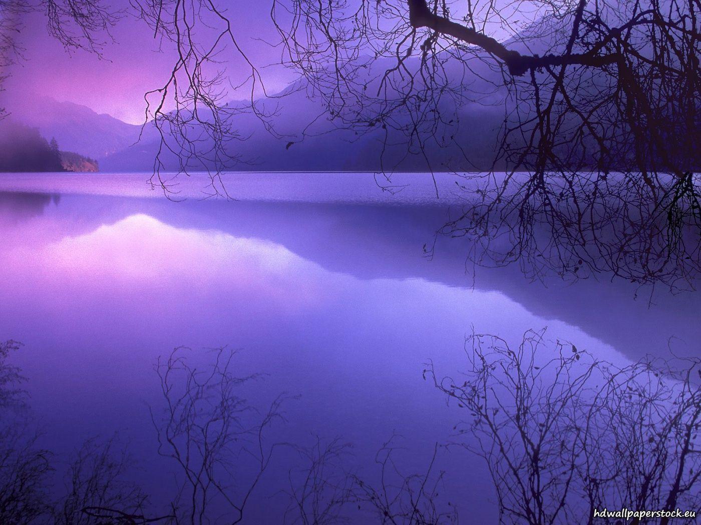 Purple Haze over Lake Crescent, Olympic National Park, Washington