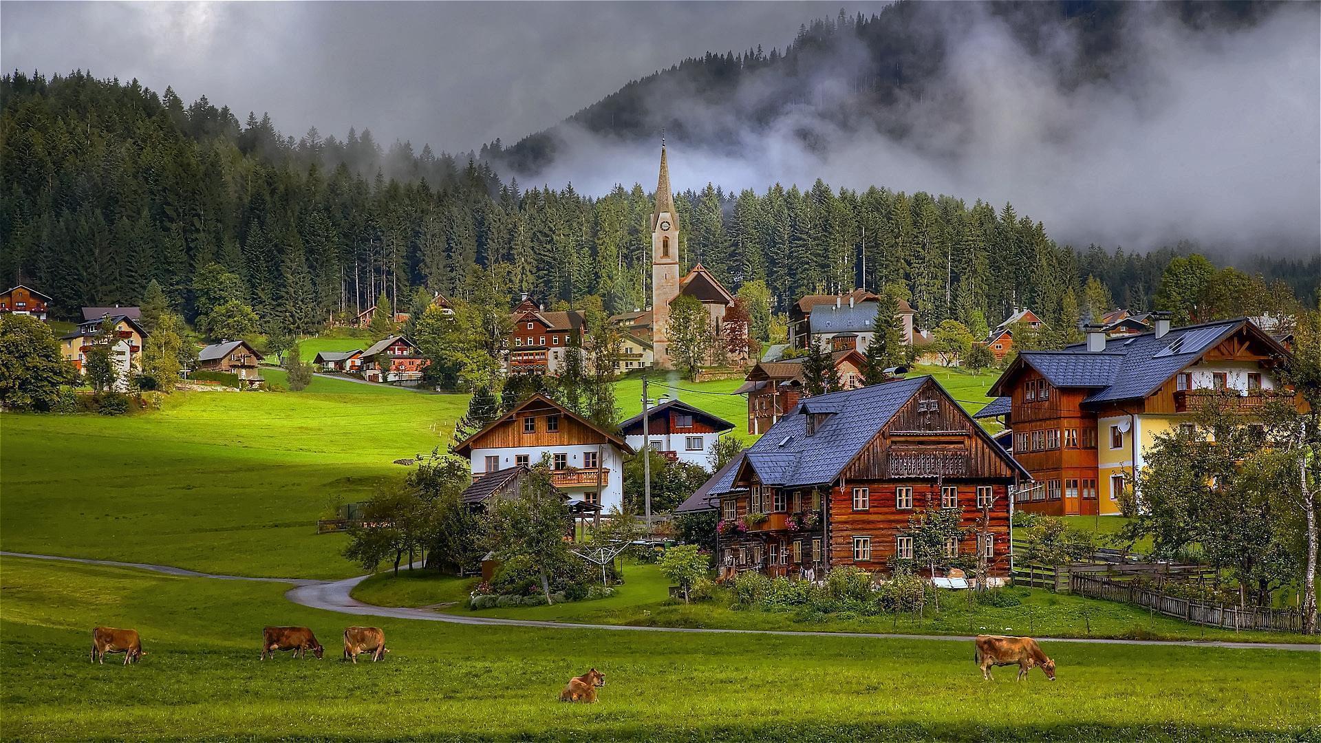 HD Austrian Countryside Wallpaper
