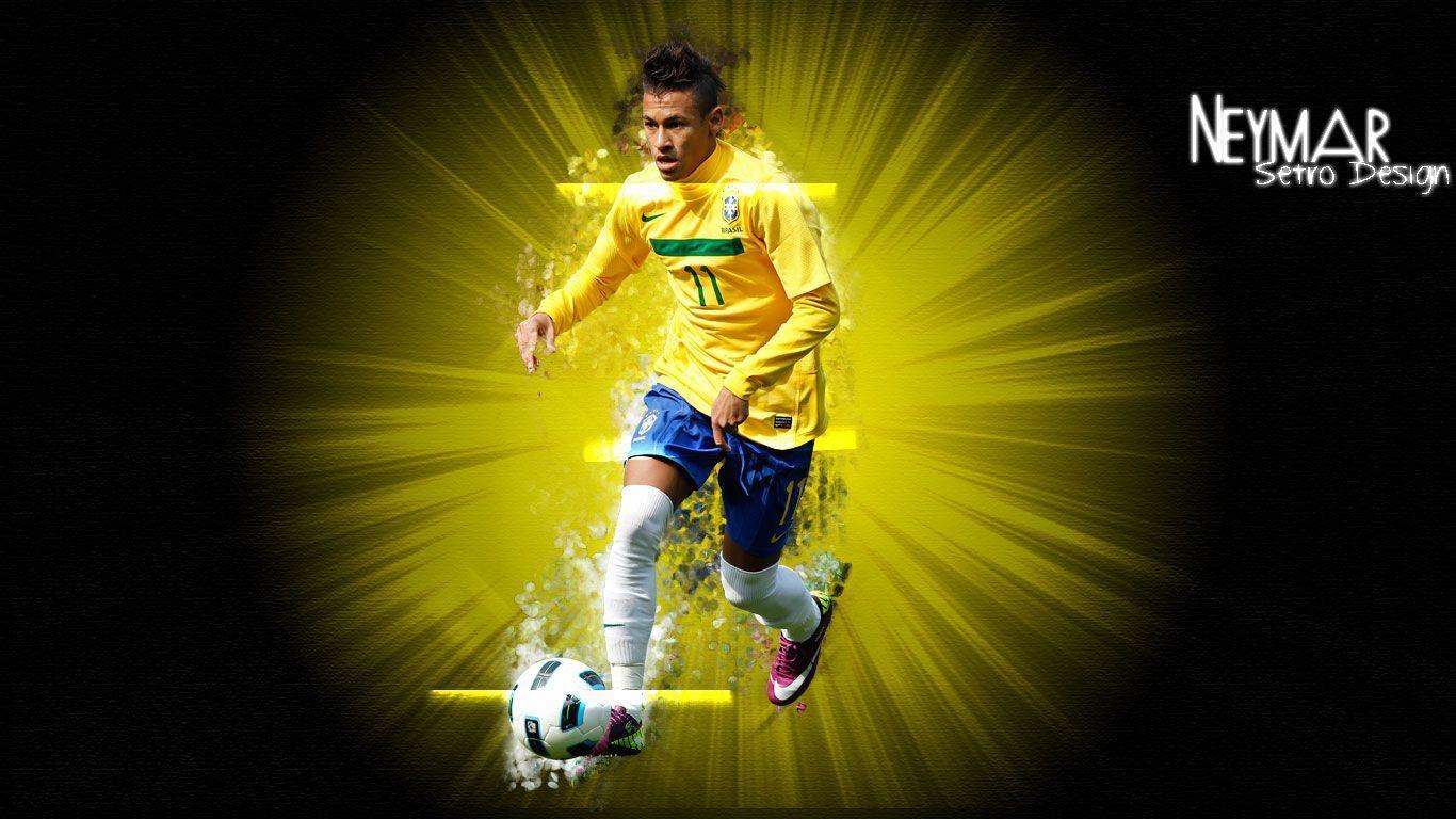 Wallpaper Neymar 1366×768 high res desktop background