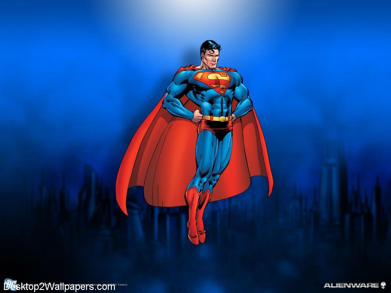 Superman Free HD Desktop At Cartoon Wallpaper