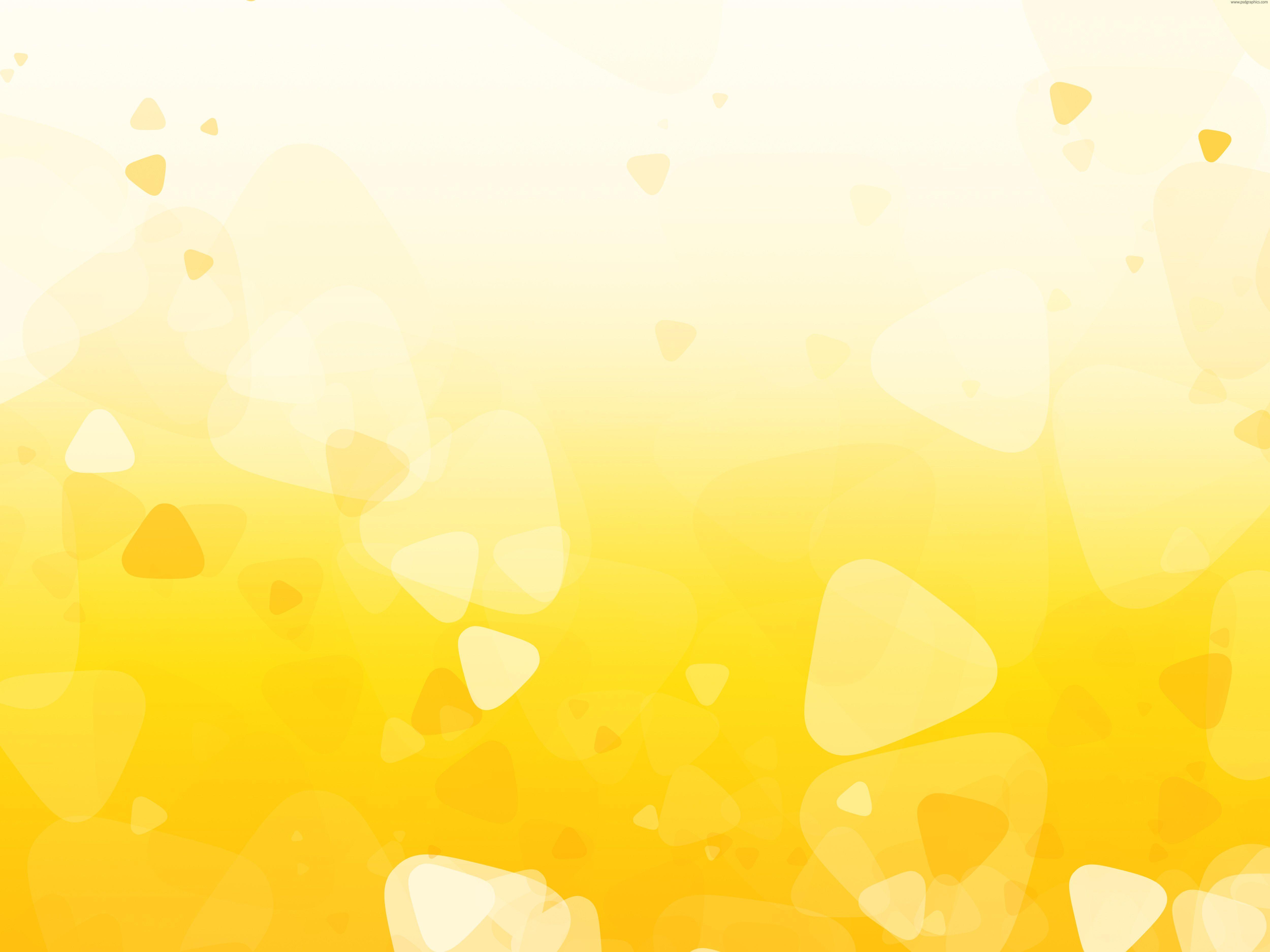 Yellow shapes background